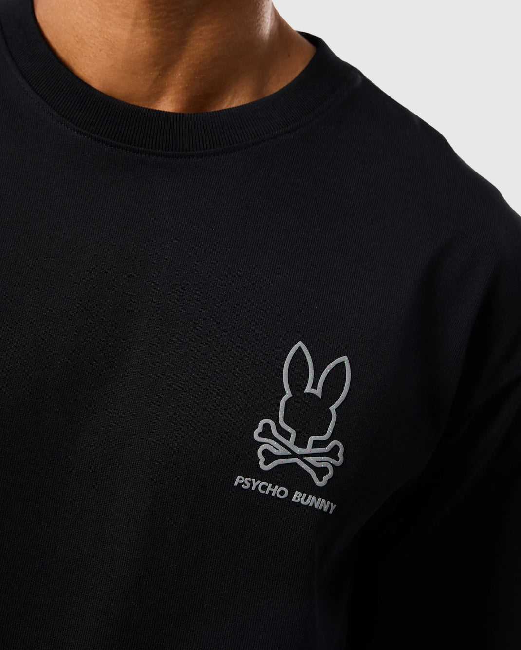 Tees Psycho Bunny Barrett Relaxed Fit Tee Noir Homme | FMR-08587335